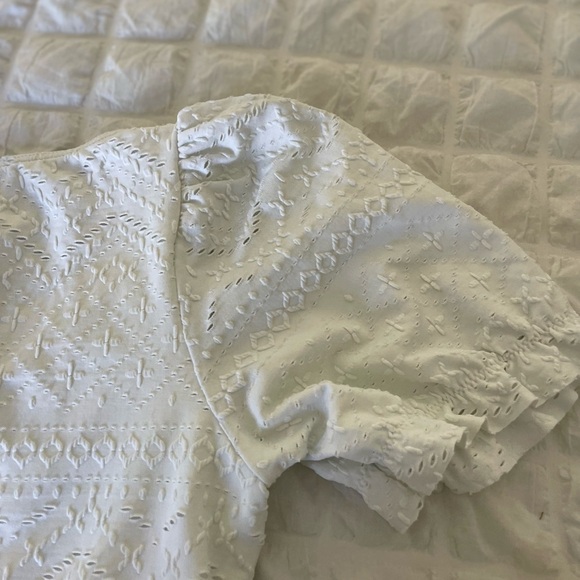 Roxy white embossed swim top - Picture 9 of 9